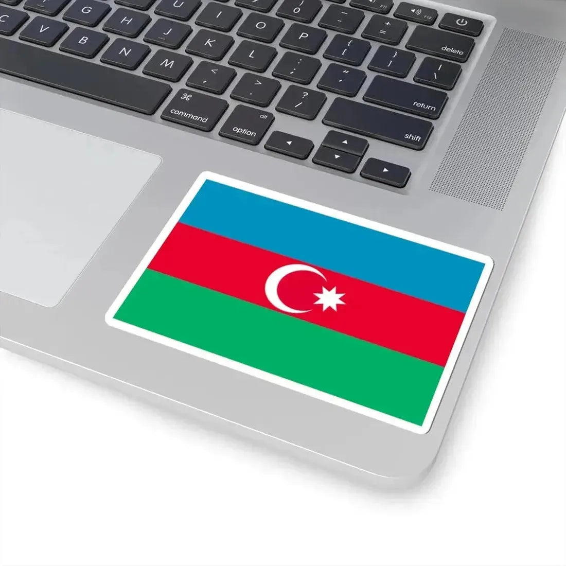 Flag of Azerbaijan 1991-2013 3-2 (Azerbaijan) STICKER Vinyl Kiss-Cut Decal - The Sticker Space