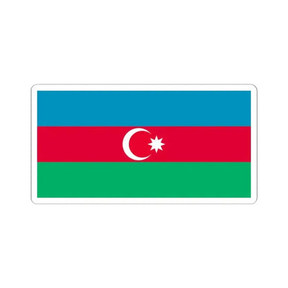 Flag of Azerbaijan 1991-2013 (Azerbaijan) STICKER Vinyl Kiss-Cut Decal 2 Inch White - The Sticker Space