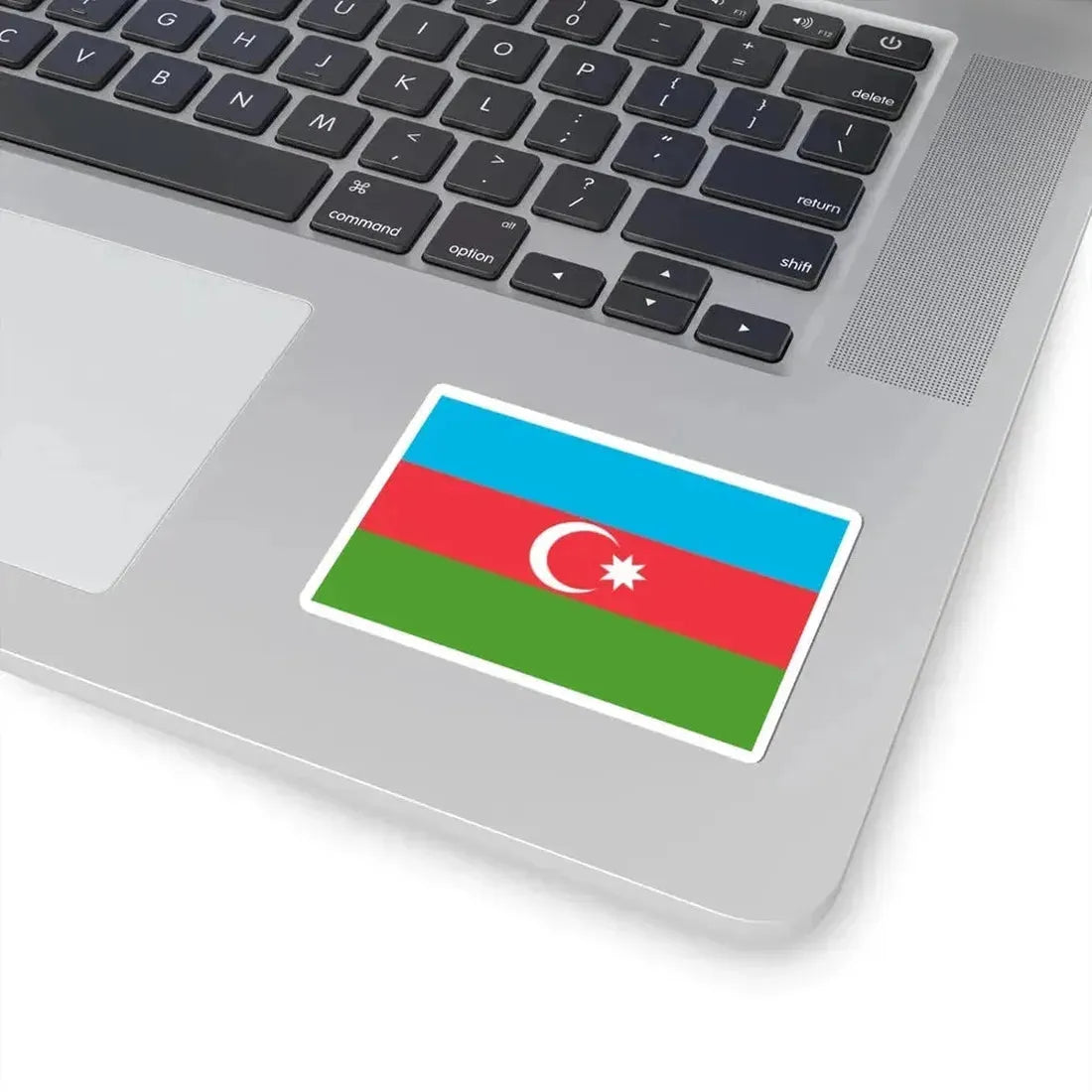 Flag of Azerbaijan 3-2 (Azerbaijan) STICKER Vinyl Kiss-Cut Decal - The Sticker Space