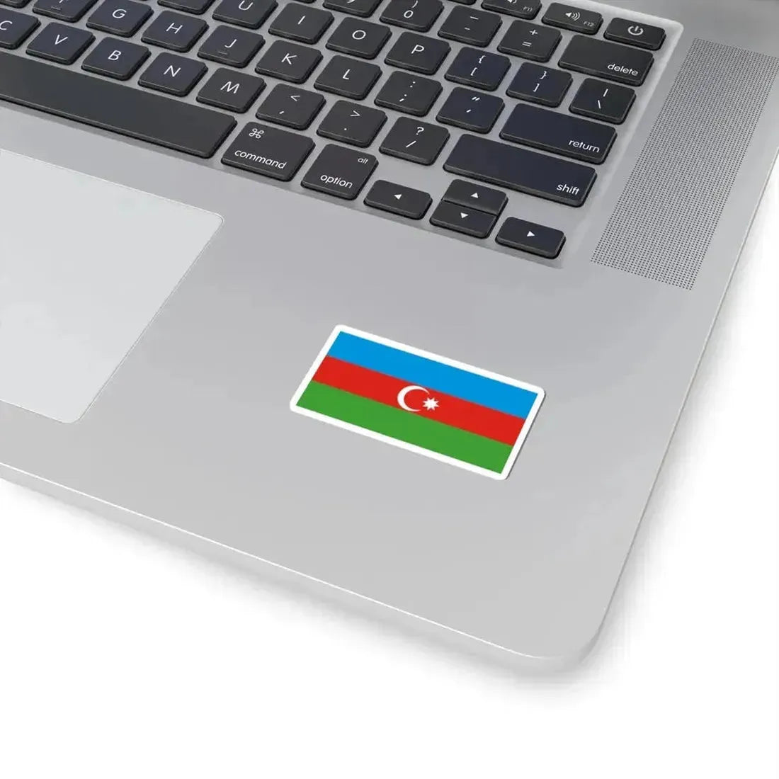 Flag of Azerbaijan darker colors (Azerbaijan) STICKER Vinyl Kiss-Cut Decal - The Sticker Space