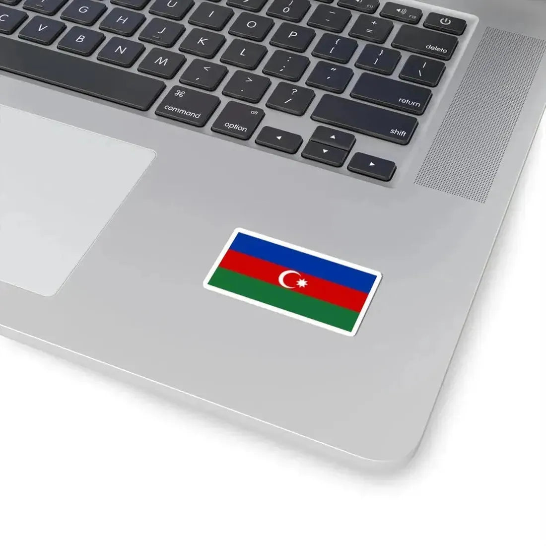 Flag of Azerbaijan Soviet colors (Azerbaijan) STICKER Vinyl Kiss-Cut Decal - The Sticker Space