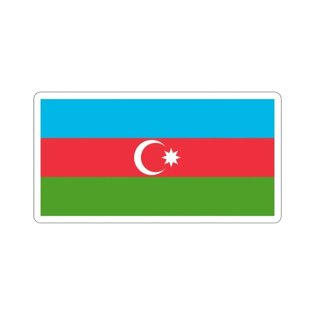 Flag of Azerbaijan STICKER Vinyl Die-Cut Decal 2 Inch - The Sticker Space