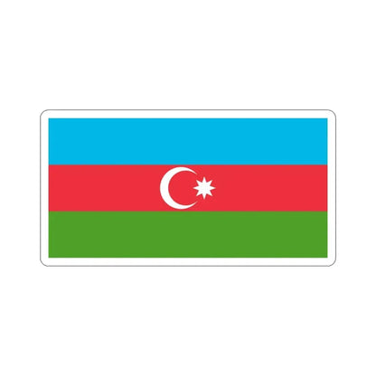 Flag of Azerbaijan STICKER Vinyl Die-Cut Decal 4 Inch - The Sticker Space