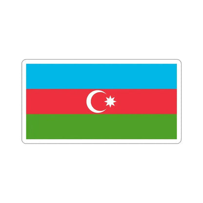 Flag of Azerbaijan STICKER Vinyl Die-Cut Decal 5 Inch - The Sticker Space