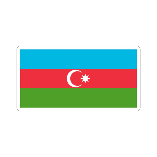 Flag of Azerbaijan STICKER Vinyl Die-Cut Decal-6 Inch-The Sticker Space