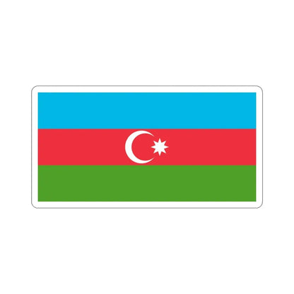 Flag of Azerbaijan STICKER Vinyl Die-Cut Decal - The Sticker Space