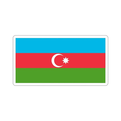 Flag of Azerbaijan STICKER Vinyl Die-Cut Decal - The Sticker Space
