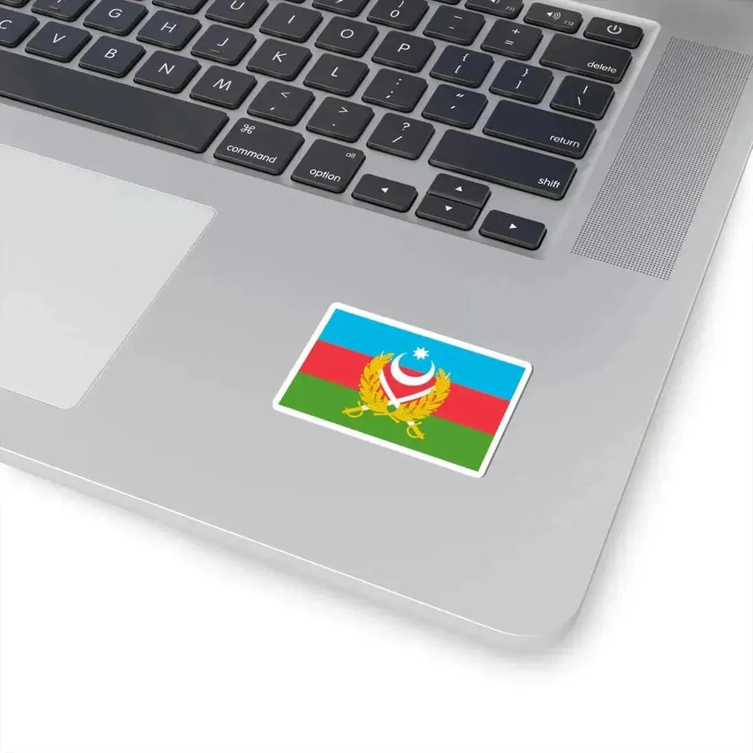 Flag of Azerbaijani Land Forces (Azerbaijan) STICKER Vinyl Kiss-Cut Decal - The Sticker Space