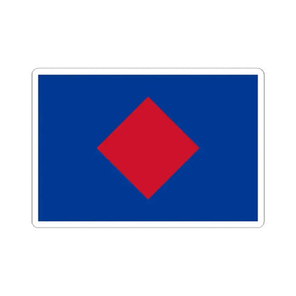 Flag of Baba (Ecuador) STICKER Vinyl Kiss-Cut Decal 2 Inch White - The Sticker Space