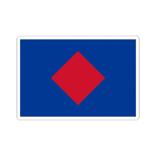 Flag of Baba (Ecuador) STICKER Vinyl Kiss-Cut Decal 2 Inch White - The Sticker Space