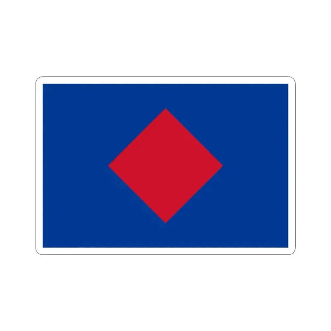 Flag of Baba (Ecuador) STICKER Vinyl Kiss-Cut Decal 3 Inch White - The Sticker Space