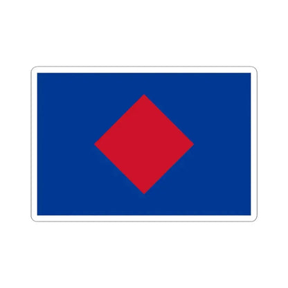 Flag of Baba (Ecuador) STICKER Vinyl Kiss-Cut Decal 3 Inch White - The Sticker Space