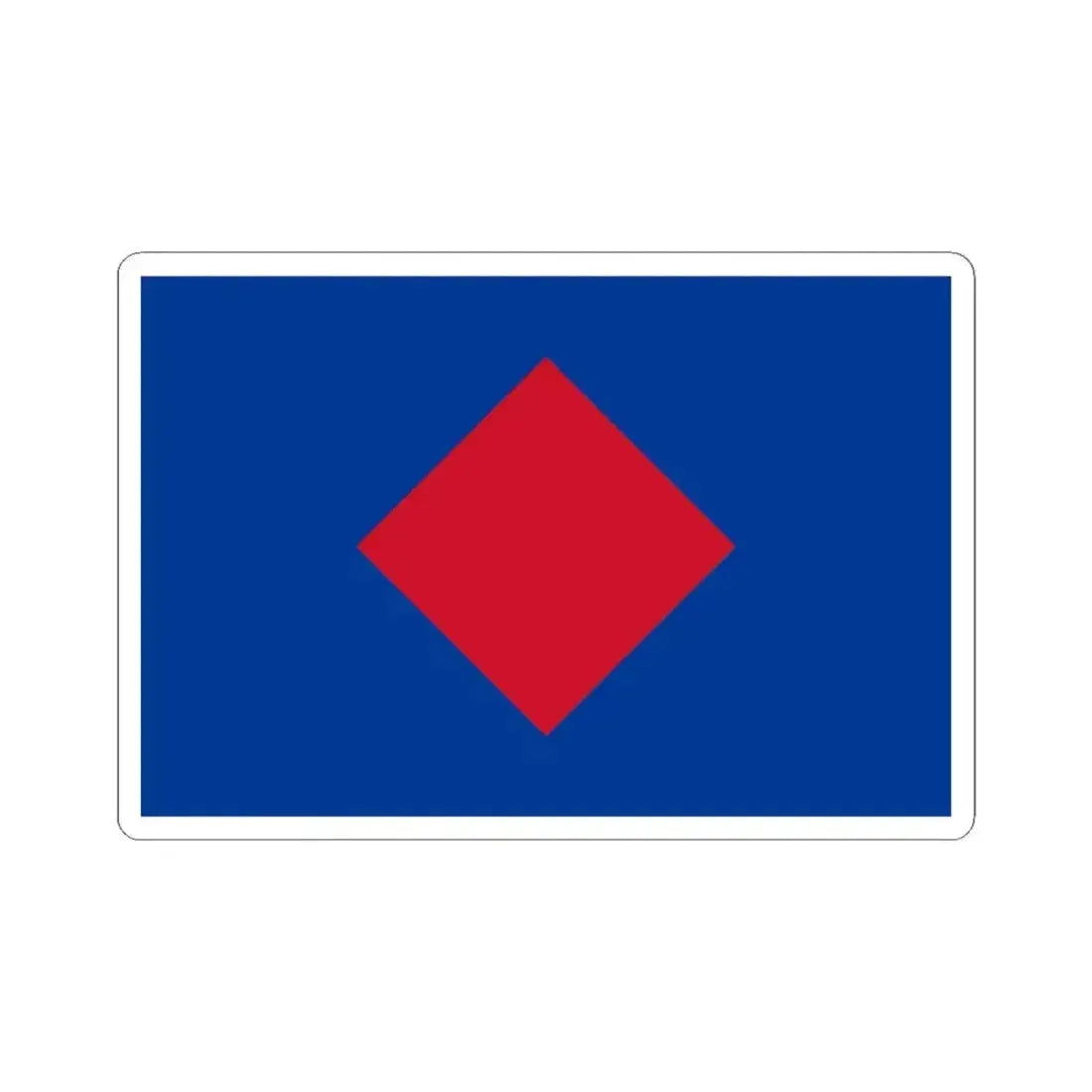 Flag of Baba (Ecuador) STICKER Vinyl Kiss-Cut Decal 4 Inch White - The Sticker Space