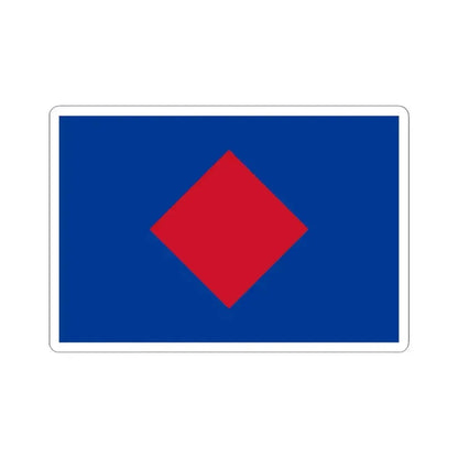 Flag of Baba (Ecuador) STICKER Vinyl Kiss-Cut Decal 4 Inch White - The Sticker Space