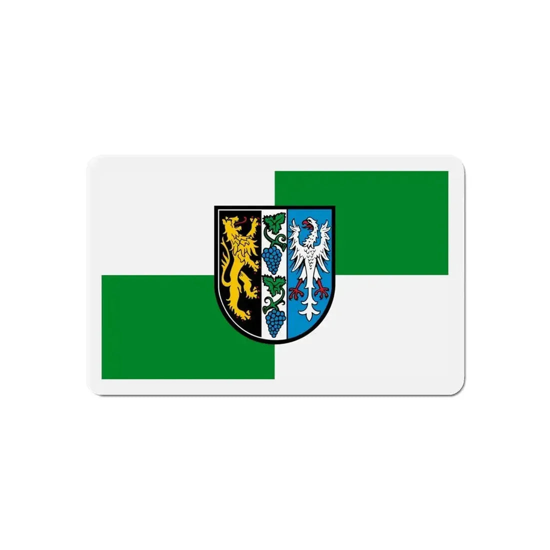 Flag of Bad Dürkheim Germany - Refrigerator Magnet 4 Inch - The Sticker Space