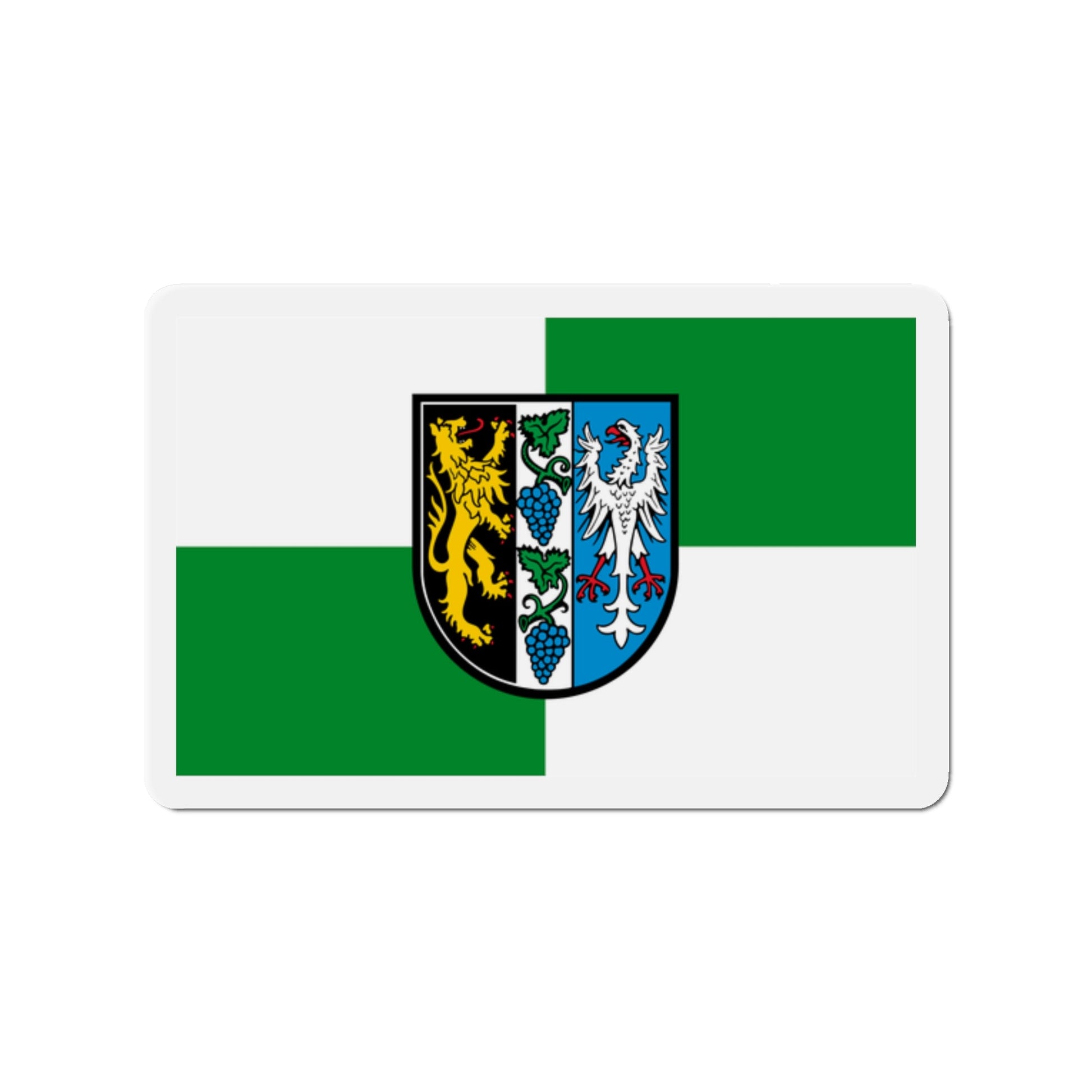 Flag of Bad Dürkheim Germany - Die-Cut Magnet-2" x 2"-The Sticker Space