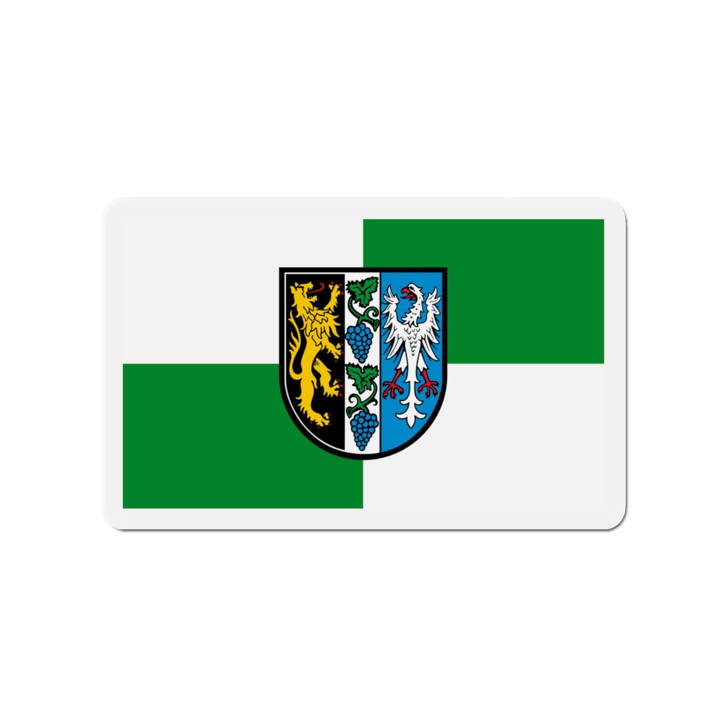 Flag of Bad Dürkheim Germany - Die-Cut Magnet-3" x 3"-The Sticker Space