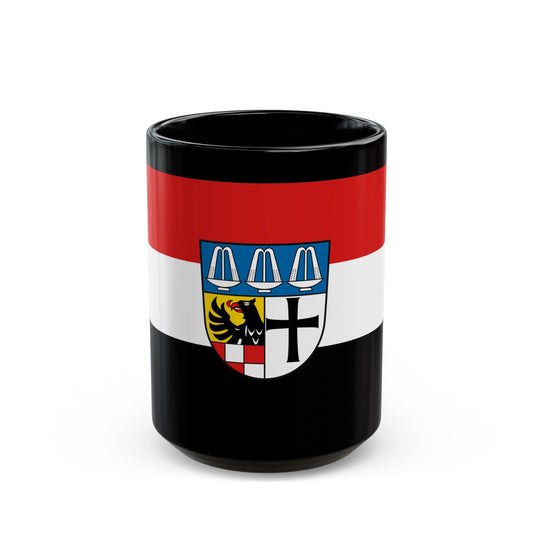 Flag of Bad Kissingen Germany - Black Coffee Mug-15oz-The Sticker Space