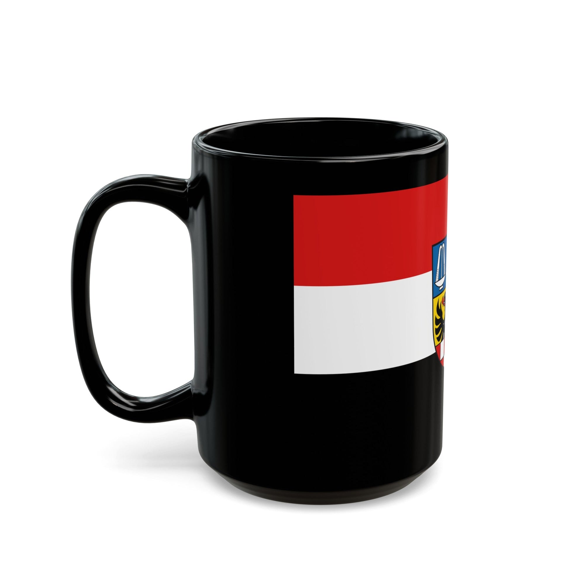 Flag of Bad Kissingen Germany - Black Coffee Mug-The Sticker Space