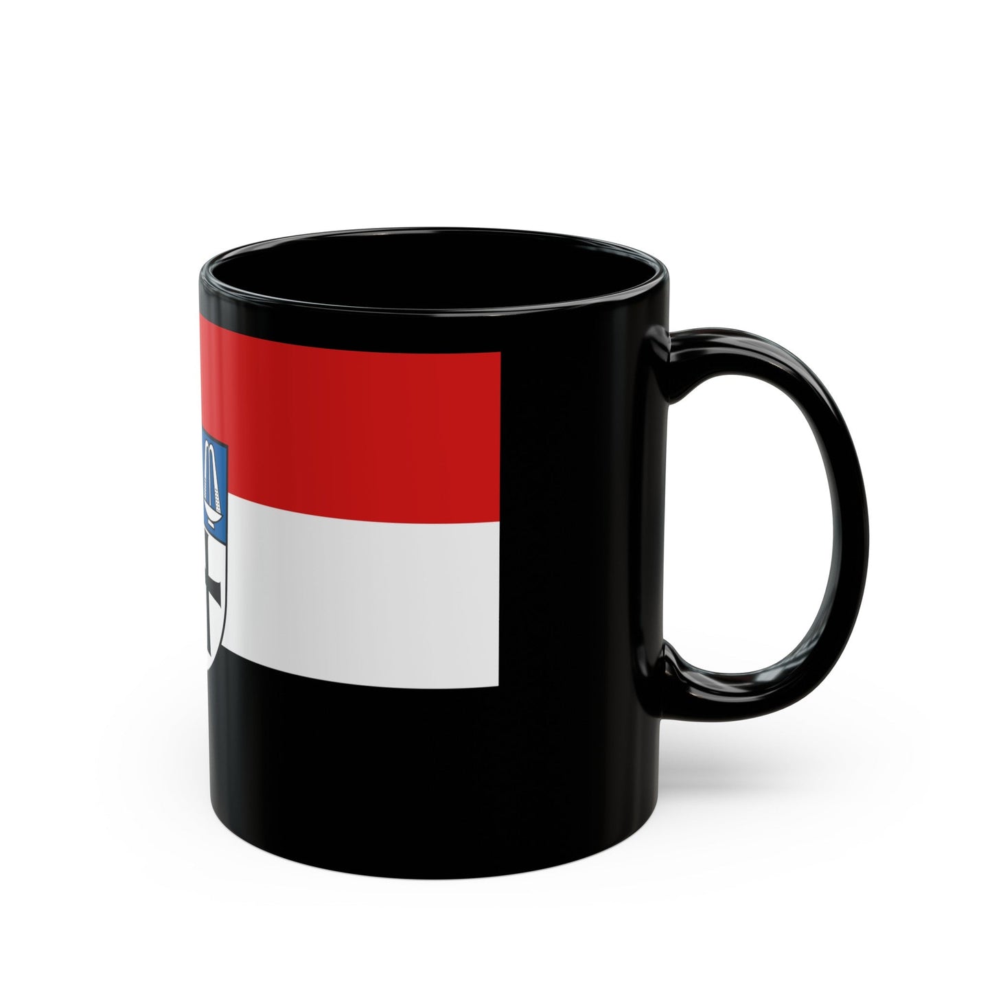 Flag of Bad Kissingen Germany - Black Coffee Mug-The Sticker Space