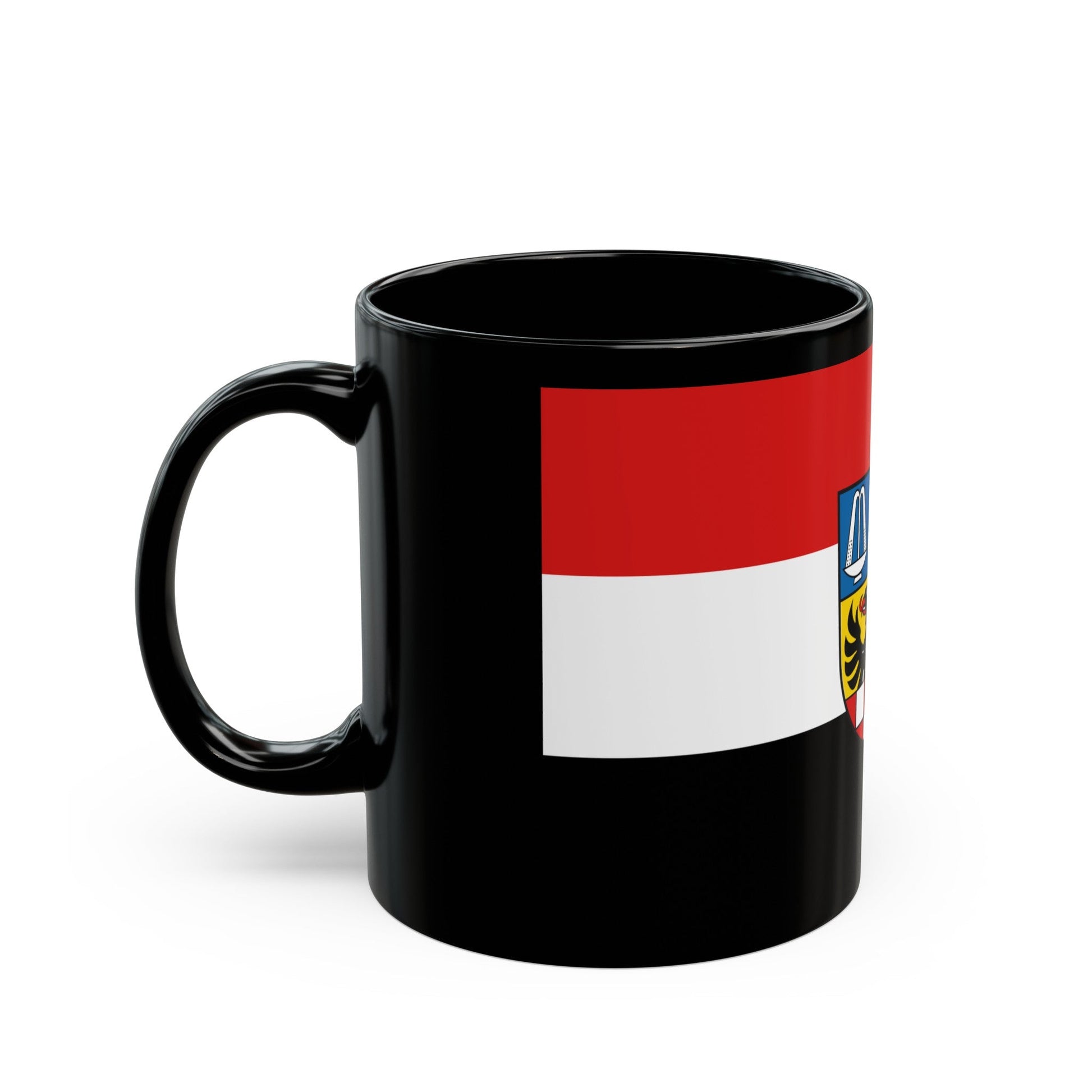 Flag of Bad Kissingen Germany - Black Coffee Mug-The Sticker Space