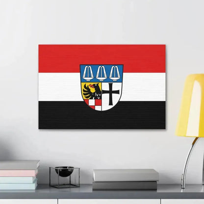 Flag of Bad Kissingen Germany - Canvas Wall Art - The Sticker Space