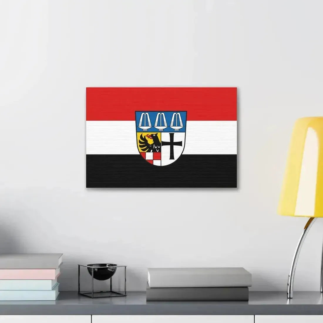 Flag of Bad Kissingen Germany - Canvas Wall Art - The Sticker Space