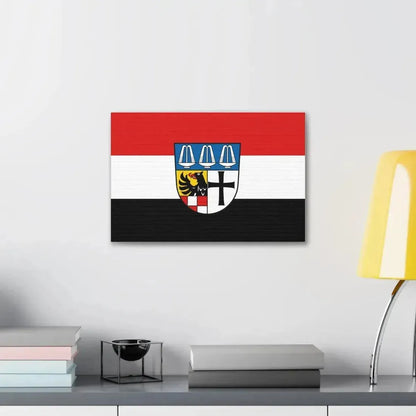 Flag of Bad Kissingen Germany - Canvas Wall Art - The Sticker Space