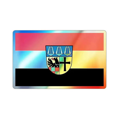 Flag of Bad Kissingen Germany Holographic STICKER Die-Cut Vinyl Decal 2 Inch - The Sticker Space