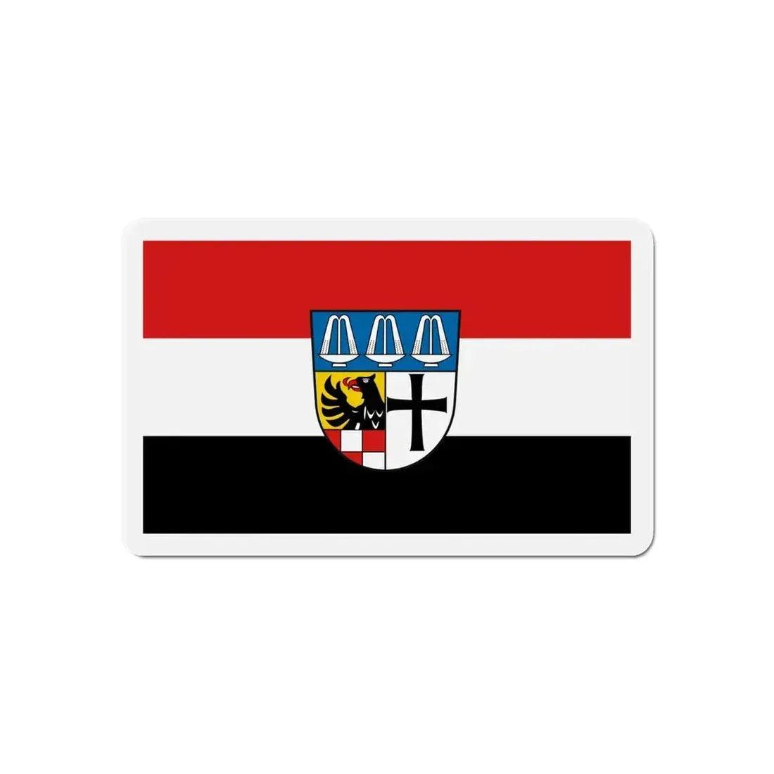 Flag of Bad Kissingen Germany - Refrigerator Magnet 2 Inch - The Sticker Space