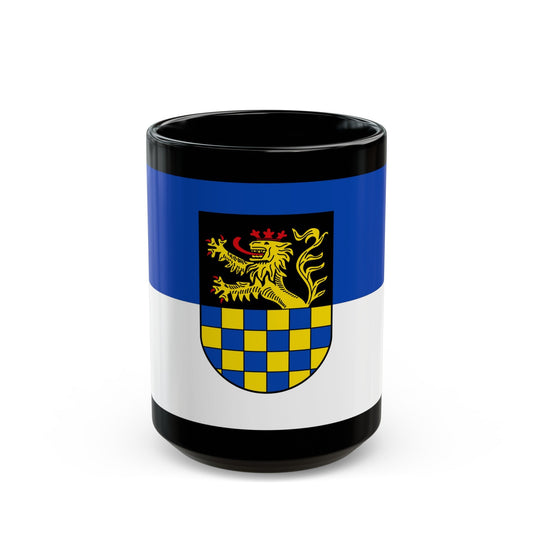 Flag of Bad Kreuznach Germany - Black Coffee Mug-15oz-The Sticker Space