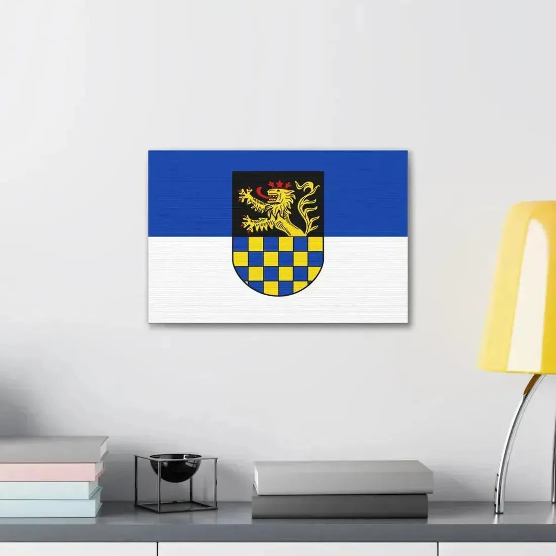 Flag of Bad Kreuznach Germany - Canvas Wall Art - The Sticker Space