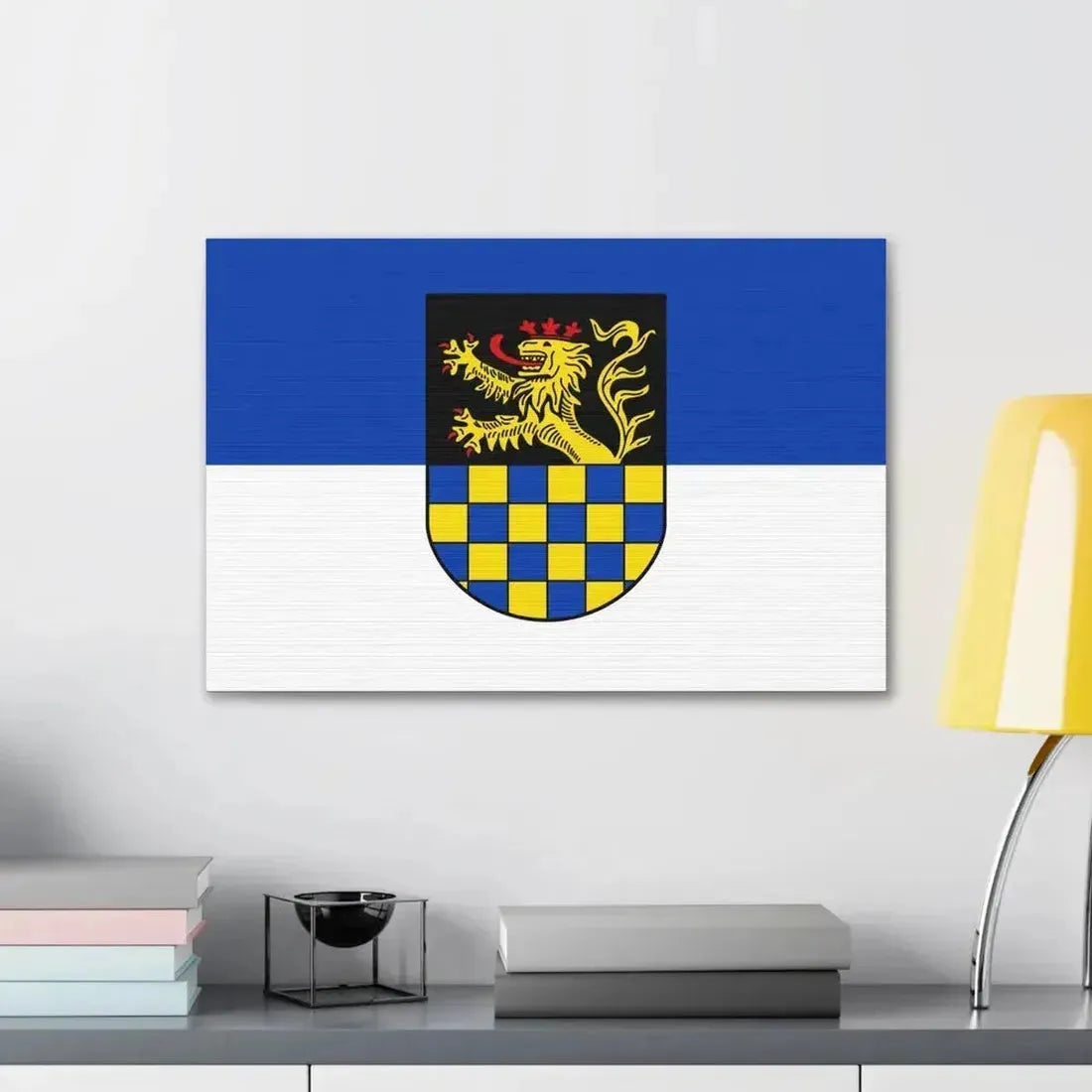 Flag of Bad Kreuznach Germany - Canvas Wall Art - The Sticker Space