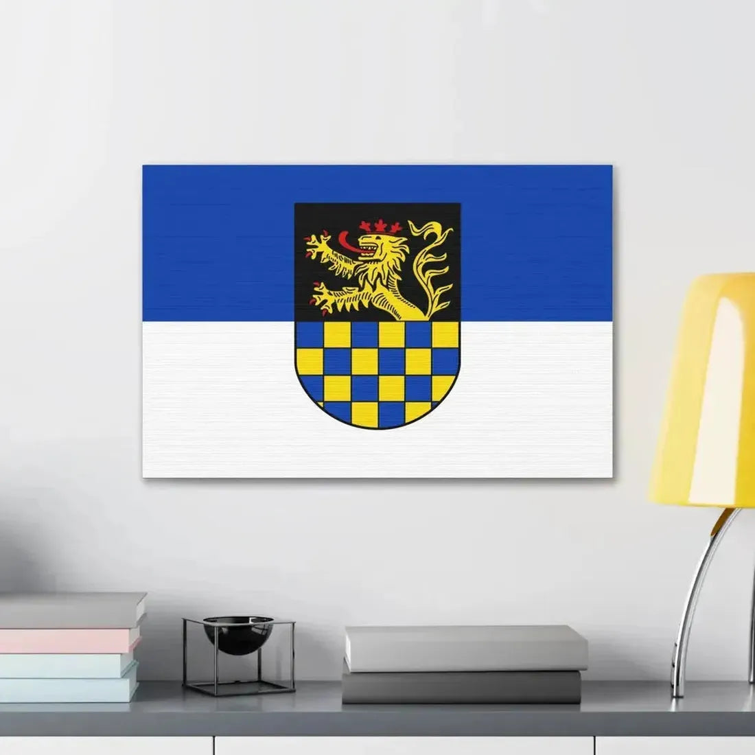 Flag of Bad Kreuznach Germany - Canvas Wall Art - The Sticker Space