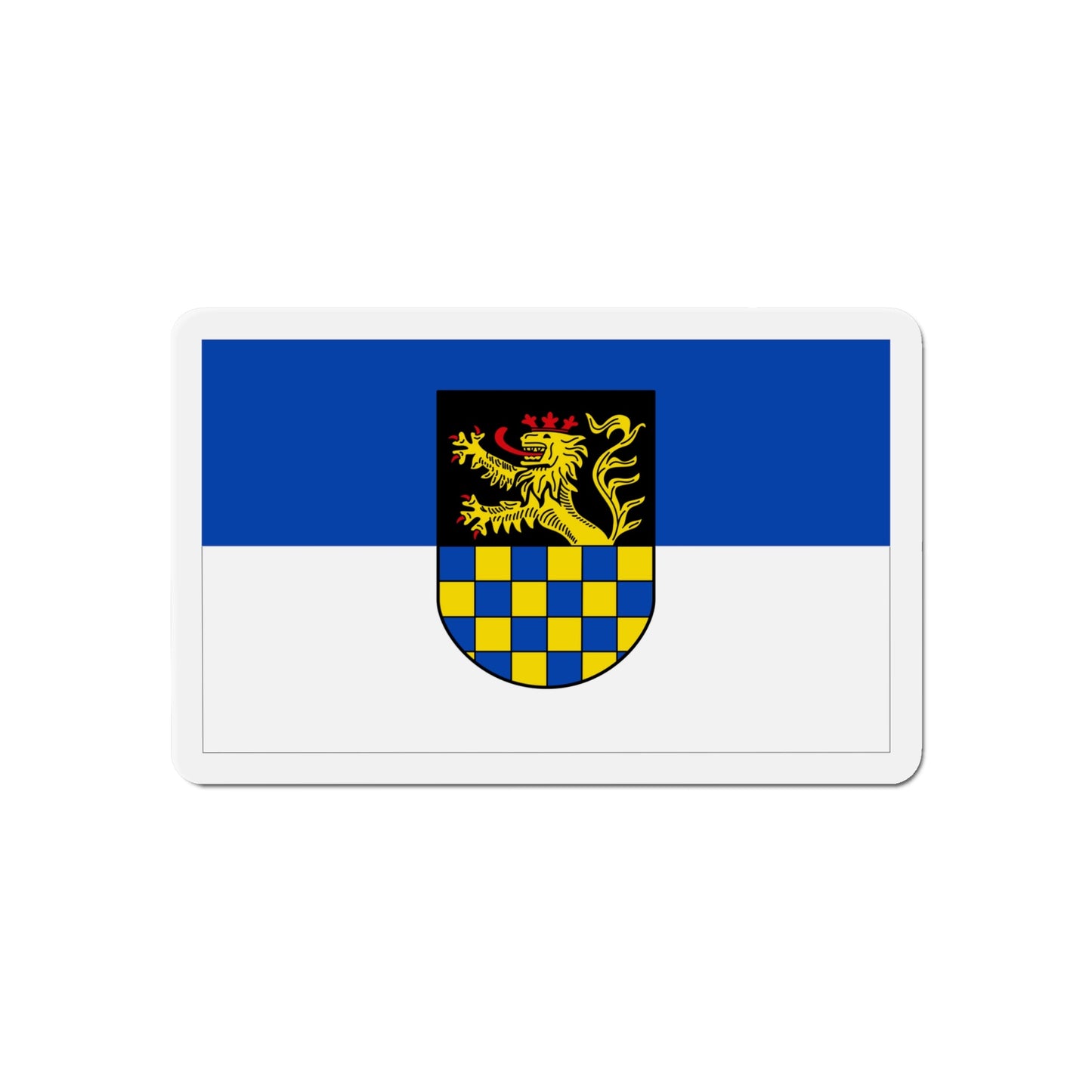 Flag of Bad Kreuznach Germany - Die-Cut Magnet-6 × 6"-The Sticker Space