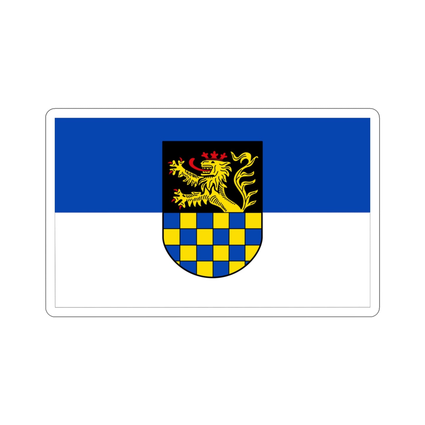 Flag of Bad Kreuznach Germany STICKER Vinyl Die-Cut Decal-3 Inch-The Sticker Space