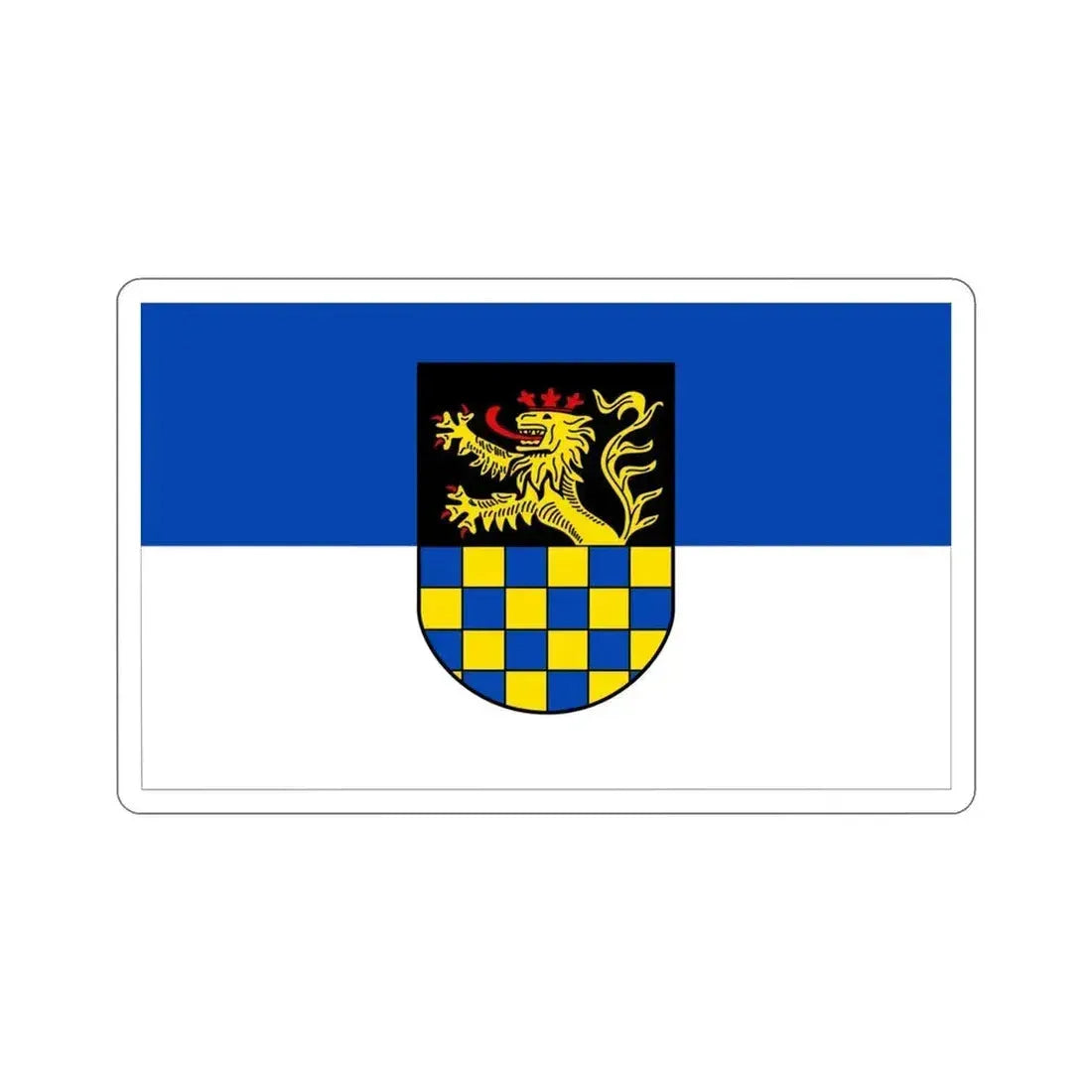 Flag of Bad Kreuznach Germany STICKER Vinyl Die-Cut Decal 4 Inch - The Sticker Space
