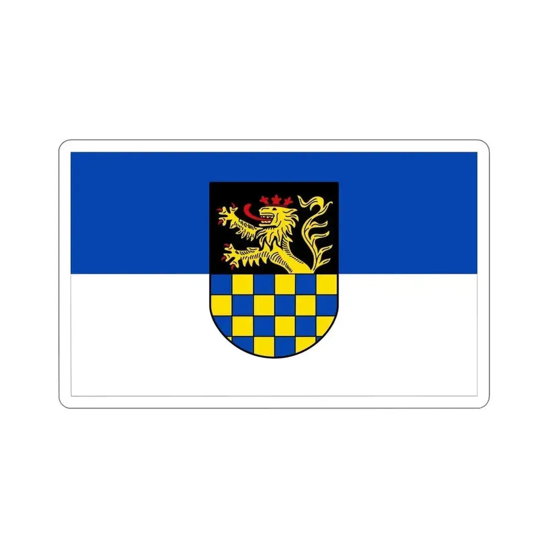 Flag of Bad Kreuznach Germany STICKER Vinyl Die-Cut Decal 5 Inch - The Sticker Space