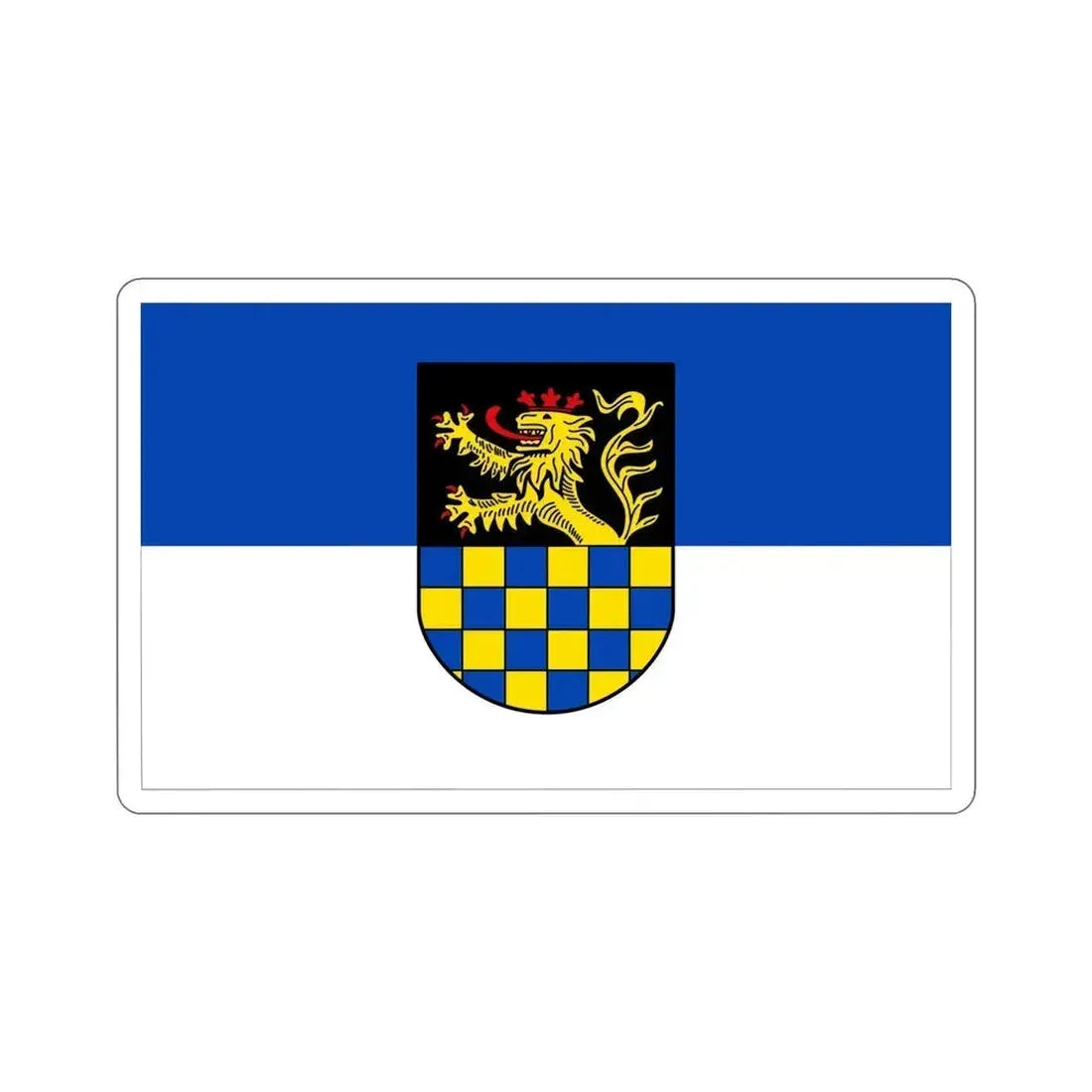 Flag of Bad Kreuznach Germany STICKER Vinyl Die-Cut Decal 5 Inch - The Sticker Space