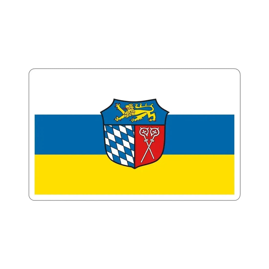 Flag of Bad Tölz Wolfratshausen Germany STICKER Vinyl Die-Cut Decal 5 Inch - The Sticker Space