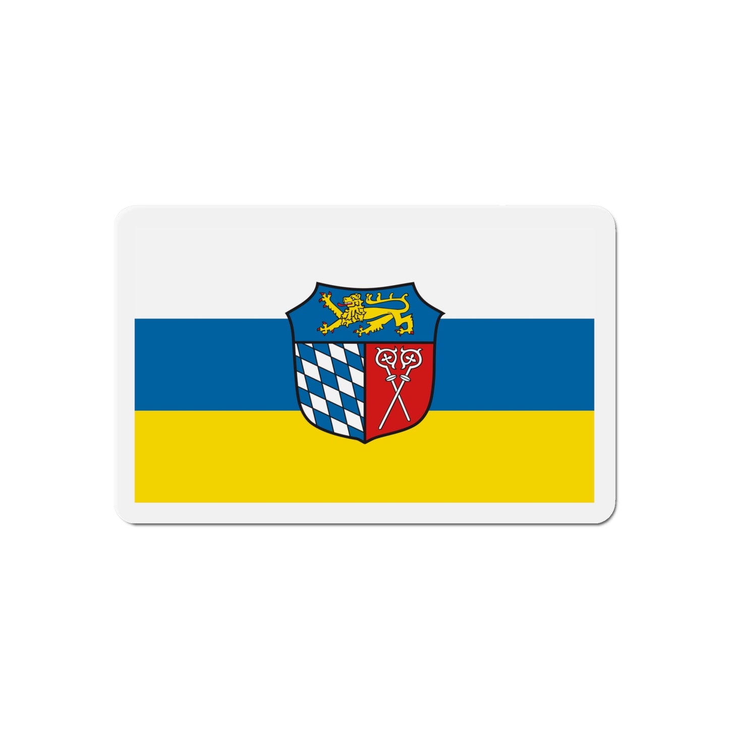 Flag of Bad Tölz Wolfratshausen Germany - Die-Cut Magnet-6 × 6"-The Sticker Space