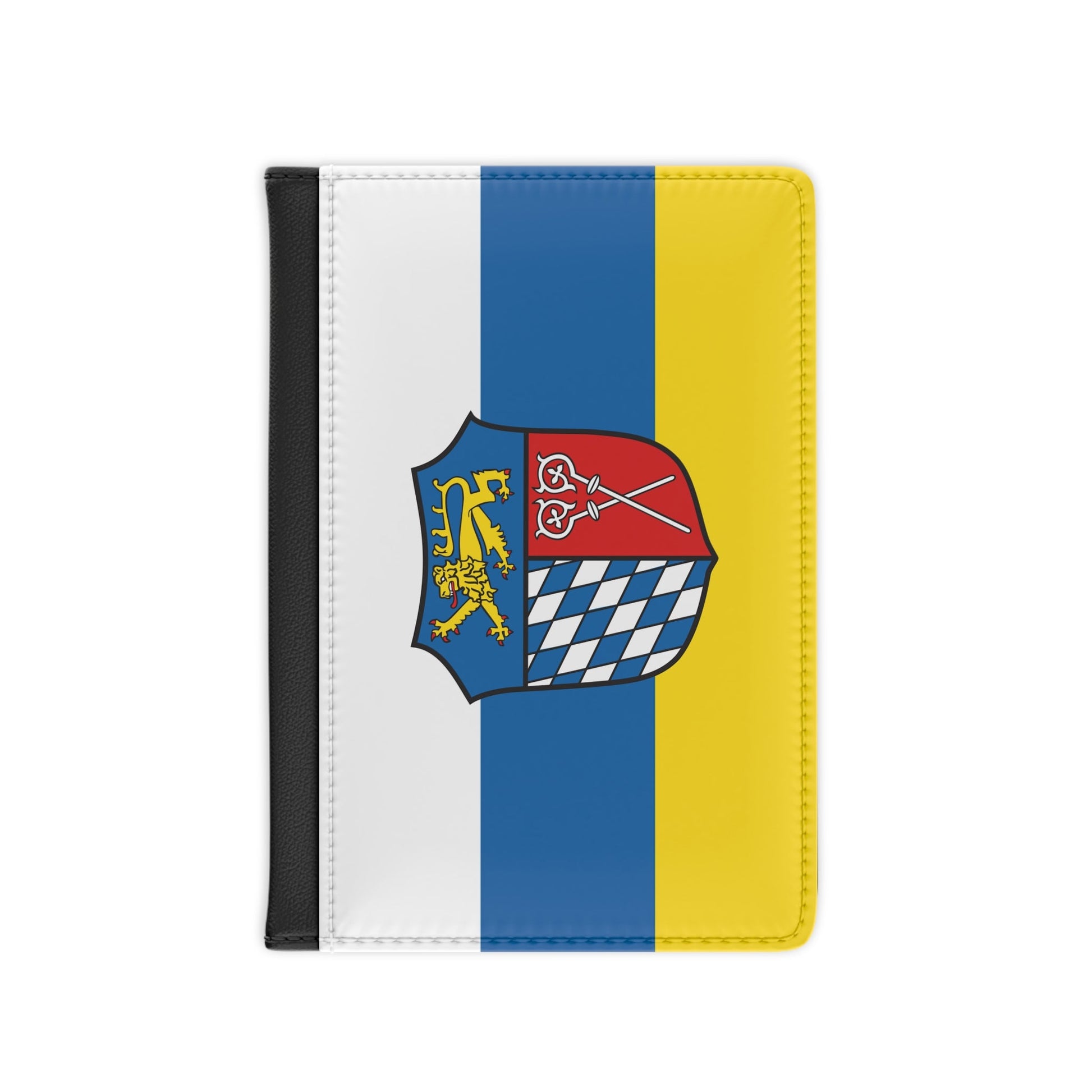 Flag of Bad Tölz Wolfratshausen Germany - Passport Holder-3.9" x 5.8"-The Sticker Space