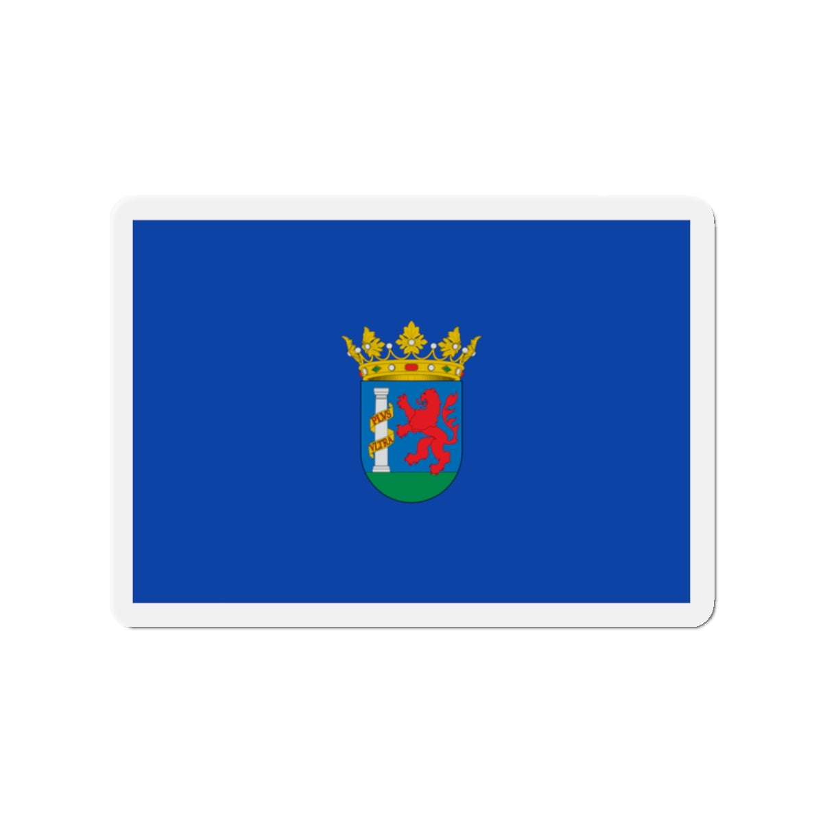 Flag of Badajoz Spain - Die-Cut Magnet-2" x 2"-The Sticker Space