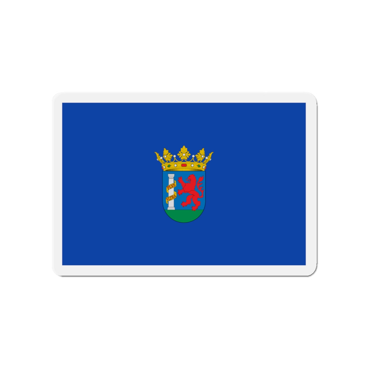 Flag of Badajoz Spain - Die-Cut Magnet-3" x 3"-The Sticker Space