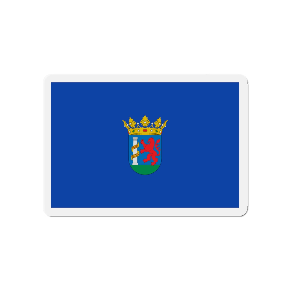 Flag of Badajoz Spain - Die-Cut Magnet-4" x 4"-The Sticker Space