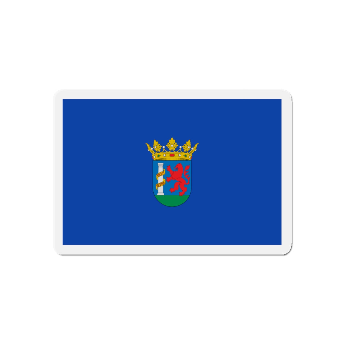 Flag of Badajoz Spain - Die-Cut Magnet-5" x 5"-The Sticker Space