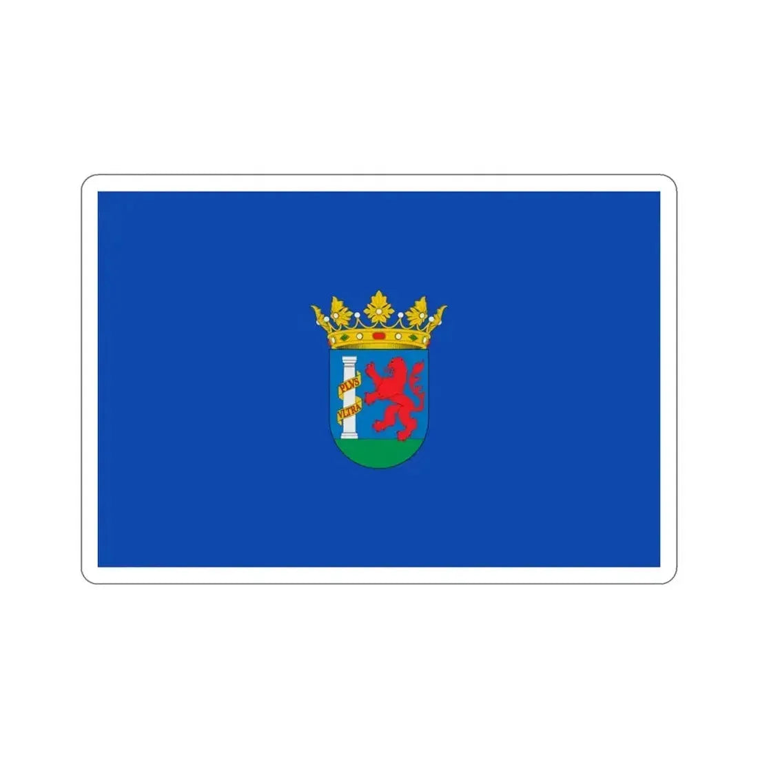 Flag of Badajoz Spain STICKER Vinyl Die-Cut Decal 3 Inch - The Sticker Space