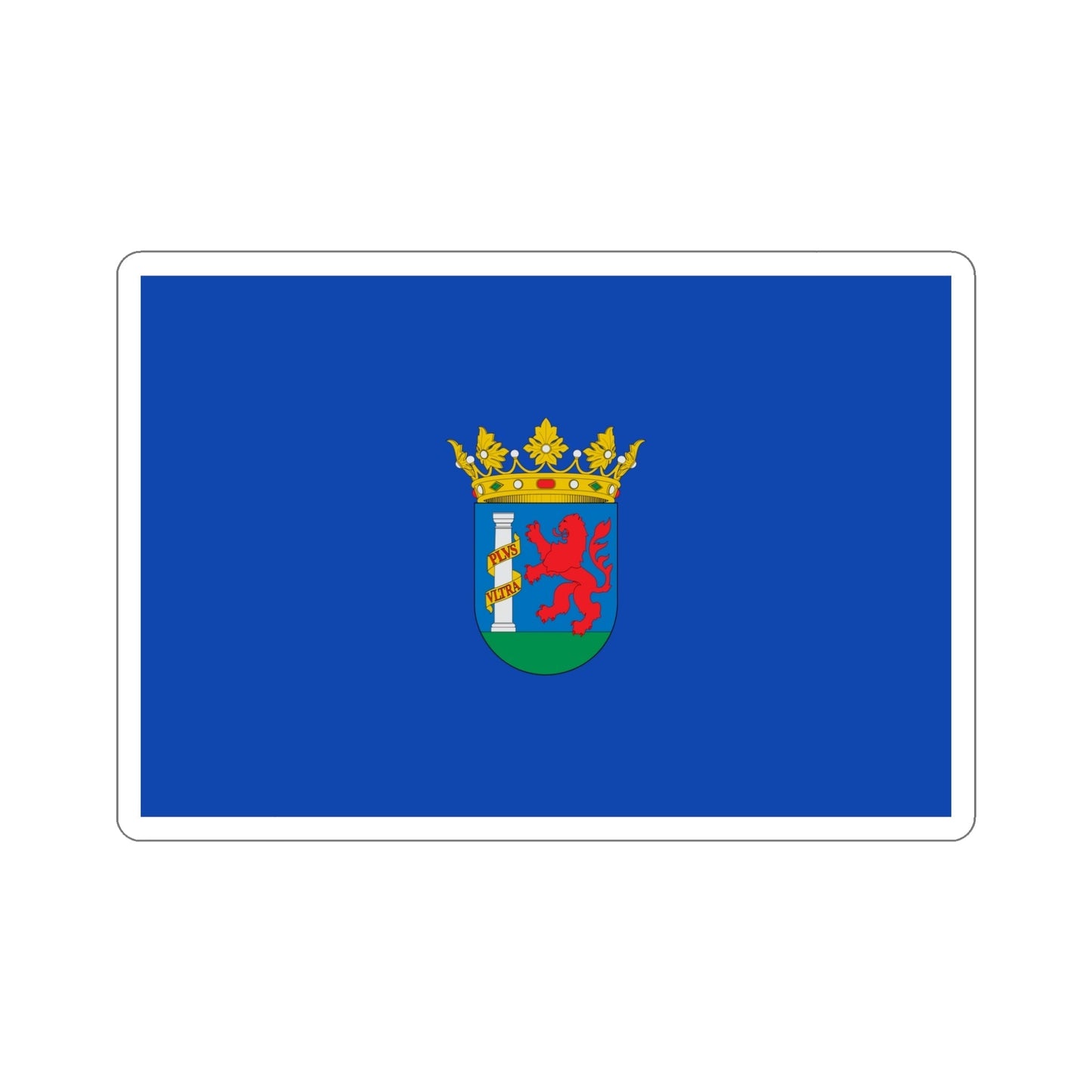 Flag of Badajoz Spain STICKER Vinyl Die-Cut Decal-5 Inch-The Sticker Space