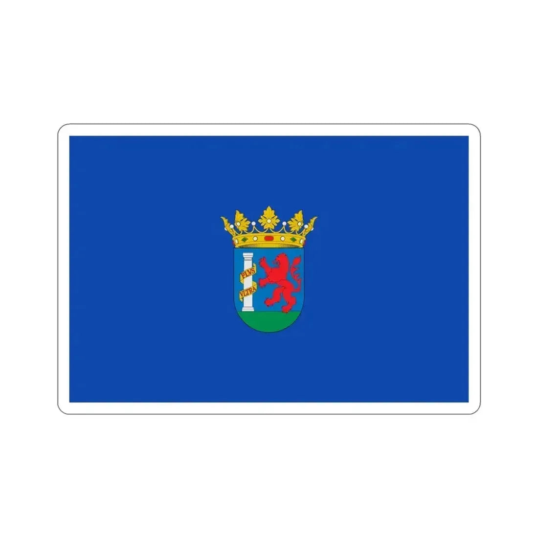 Flag of Badajoz Spain STICKER Vinyl Die-Cut Decal 5 Inch - The Sticker Space