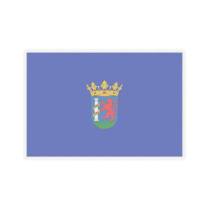 Flag of Badajoz Spain - STICKER Vinyl Kiss-Cut Decal 3 Inch Transparent - The Sticker Space